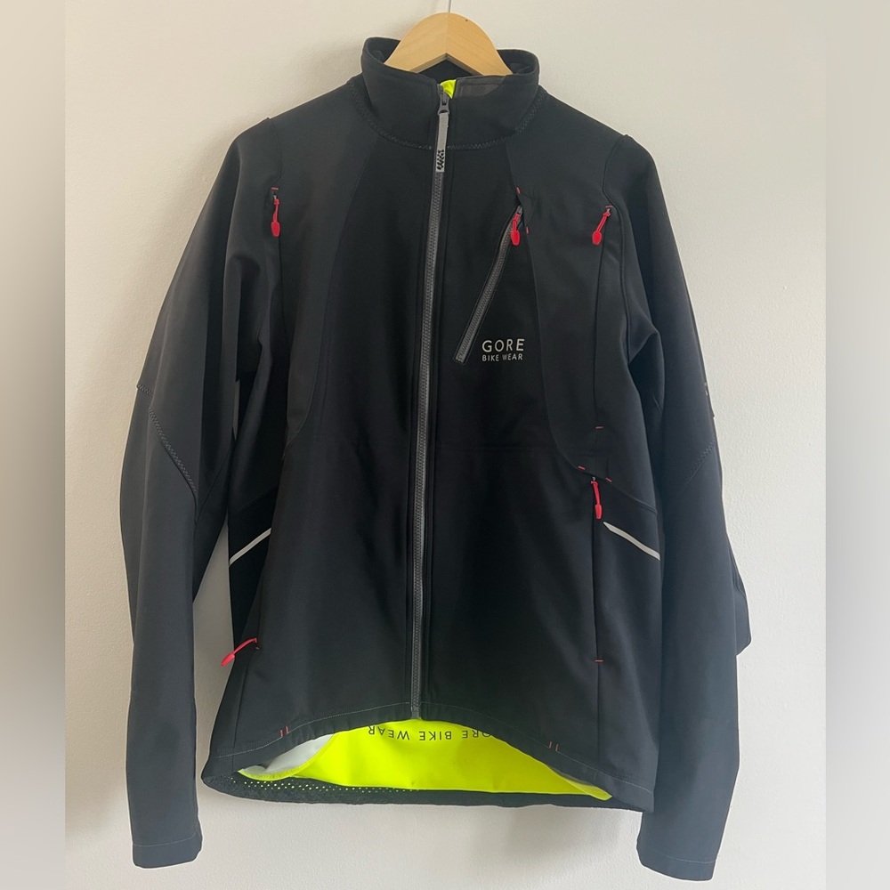 Gore bike wear Black windstopper Jacket
